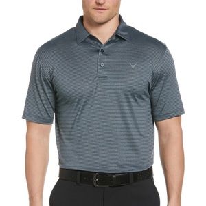 Callaway Men's Pro Spin Fine Line Stripe Short Sleeve Golf Polo
